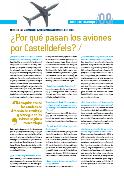 Reportatge publicat a la revista EL CASTELL explicant perqu&egrave; passen els avions per Castelldefels (Agost de 2008)